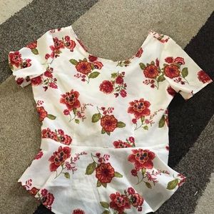 Floral top from forever 21